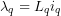 \lambda_q=L_q i_q