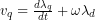v_q= & \frac{d \lambda_q}{d t}+\omega \lambda_d