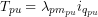 T_{pu}}=\lambda_{pm_{pu}} i_{q_{pu}}