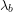 \lambda_b