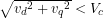 \sqrt{{v_d}^2+{v_q}^2}<V_c