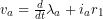 v_a=\frac{d}{d t} \lambda_a+i_a r_1