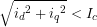 \sqrt{{i_d}^2+{i_q}^2}<I_c