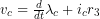 v_c=\frac{d}{d t} \lambda_c+i_c r_3