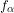 f_\alpha